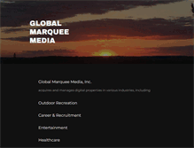 Tablet Screenshot of globalmarquee.com